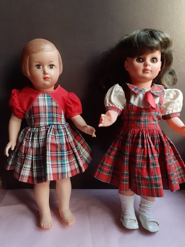 Robe écossaise poupée de - pr,