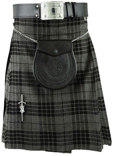 Gris écossais kilt - Écossais, à